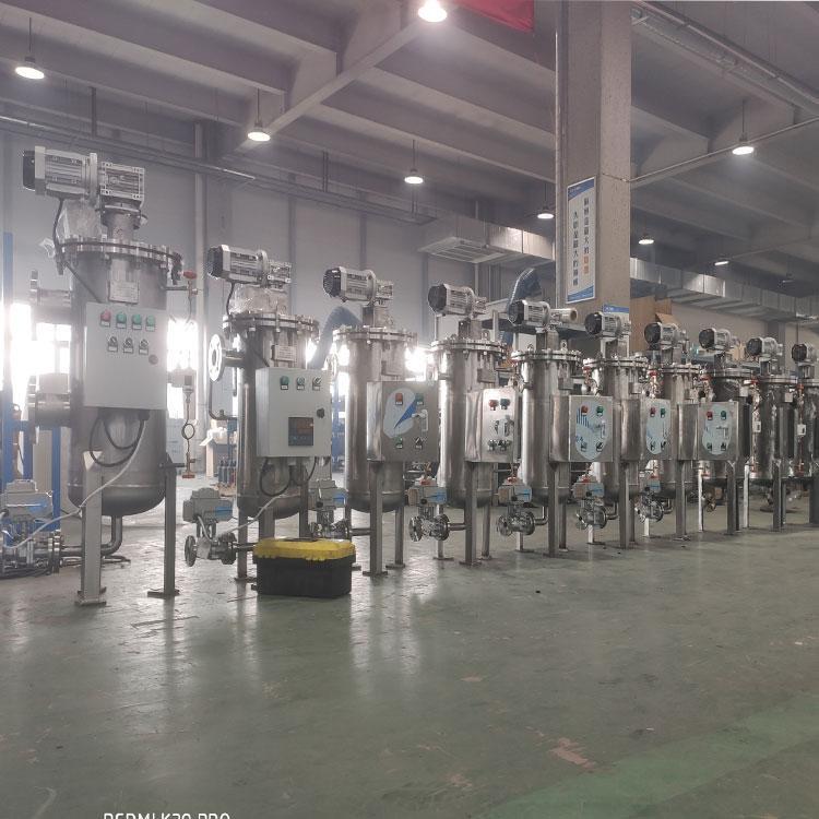 全自助反沖洗過濾器 冷卻水除雜質過濾器 DN100工業除污自清洗