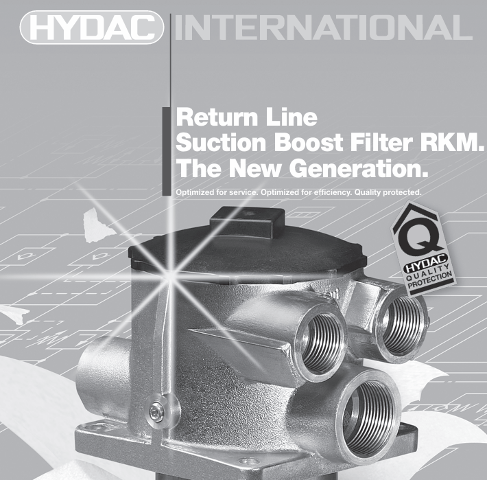 Return LineSuction Boost Filter RKM.The New Generation.