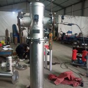 DN100離心式旋風式原理汽水氣液分離器 精密過濾器定制